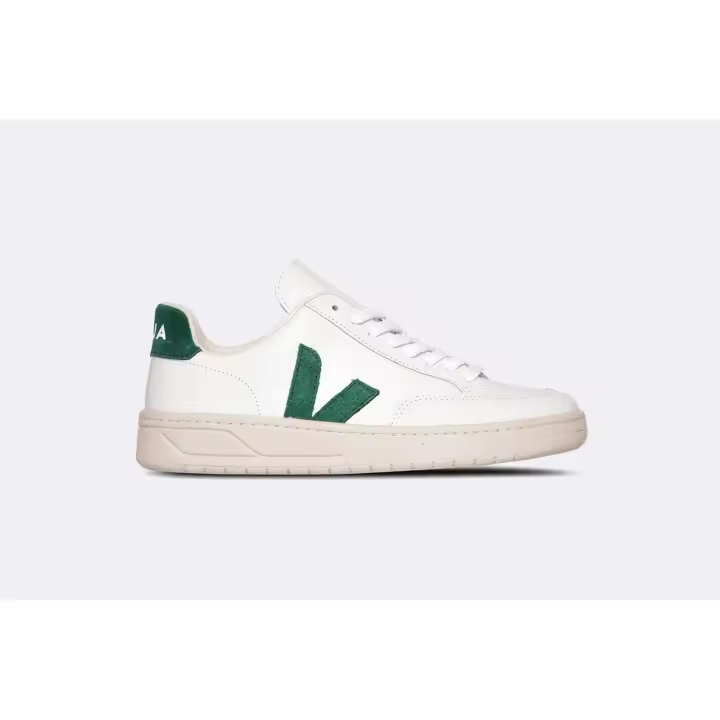 Zapatillas Veja V-12 Leather Extra White Cyprus - 1