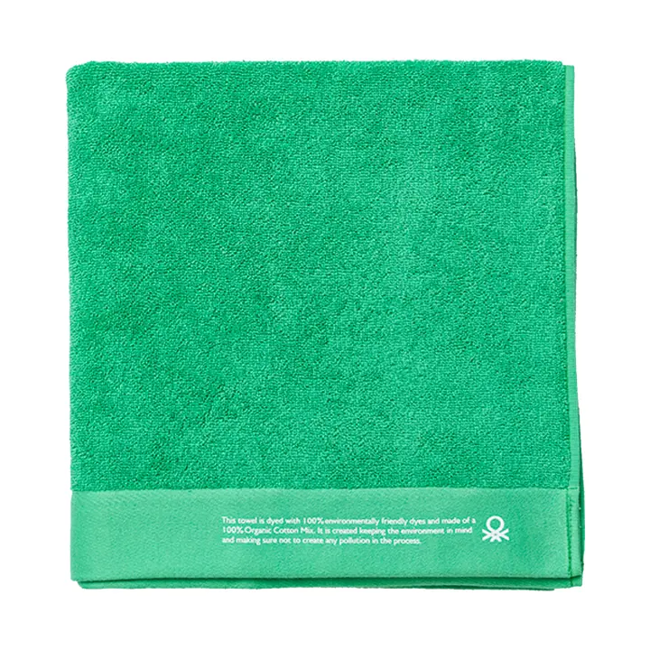Toalla 70x140 algodón orgánico 450gsm verde benetton - 1