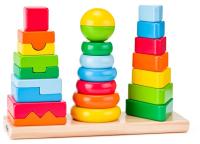 Set de Torres Apilables de Madera sostenible Woody - details 0