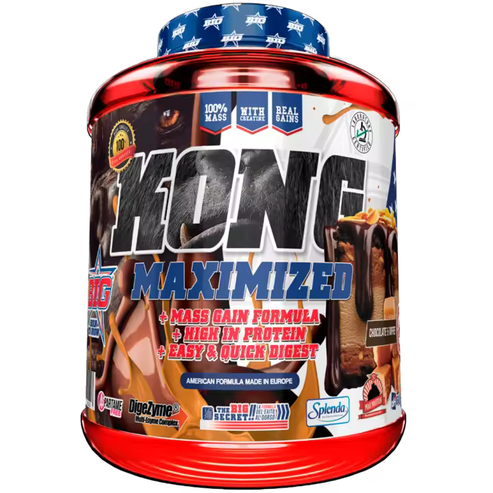 Máximo volumen con Big - KONG MASS GAINER PROFESIONAL **3000gr** varios sabores - 1
