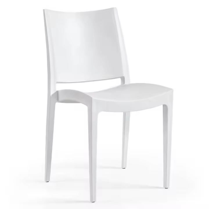 Silla BEYBE, apilable,  polipropileno blanco* - 1