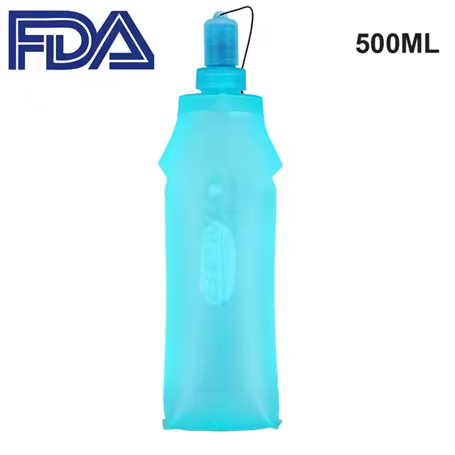 Botella De Agua Plegable TPU Para Deporte Running Camping Senderismo Botella Collapsible Para Beber Bolsa De Agua - 1