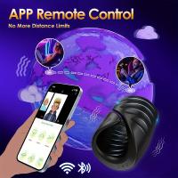 Estimulador De Glans Para Hombres Con Control Remoto Y APP Vibrador De Entrenamiento De Cabeza De Pene Con Anillo Retardador - details 0
