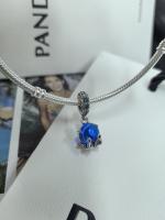 Pandora Charm de Colgante en Plata de Lei Lindo pulpo en cristal de Murano 791694C01,Incluye Caja Original - details 0