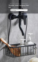 Estante De Baño De Aluminio Sin Perforar Organizador De Almacenamiento Para Ducha Soporte Para Shampoo Caja De Almacenamiento Colgante Accesorios De Baño - details 0
