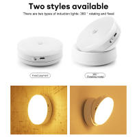 Lámpara De Noche LED Con Sensor De Movimiento 360° Recargable Por USB Luz De Armario Sin Cable Para Gabinete Moderna Instalación En Pared - details 11