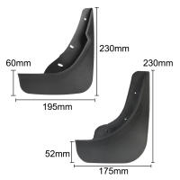 Defensas Antisalpicaduras Para Coche Fender Set Piezas Frontales Y Traseras Para VW Passat B6 2005-2010 Accesorios De Automóvil PP Error Free - details 5