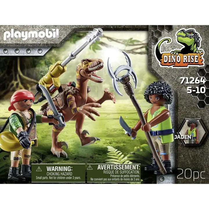 PLAYMOBIL - Dinosaurio con cañón desmontable y giratorio - Dino Rise -  Un regalo perfecto para los fans de los dinosaurios - Coleccionable -  Edad recomendada mayores  5 años. - 1