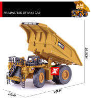 Huina Modelo De Camión Miniatura 1/40 En Metal Para Niños Juguetes De Colectión De Vehículos De Ingeniería Diecast Regalo Para Niños - details 11