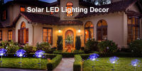 Luz De Fuegos Artificiales Solar 100LED Para Jardín Con 8 Modos De Iluminación DIY Estrella Faeira Decorativa Para Fiestas - details 7