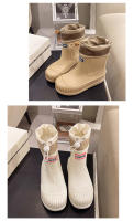 Botas De Lluvia Para Mujer Antideslizantes Impermeables Con Banda Elástica Para Senderismo Al Aire Libre Y Camping En Días De Lluvia - details 14