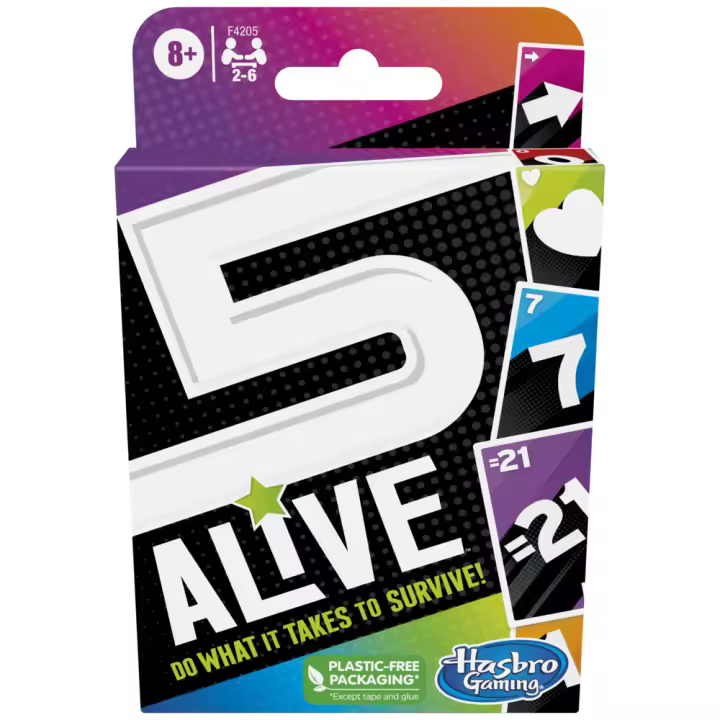 5 Alive - Juego de cartas - Juego de mesa - Hasbro Gaming  - 8 Años+ - 1