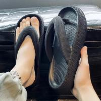 Nuevos Sandalias De Plataforma Gruesa Para Hombre 2024 Moda Verano Zapatillas De Playa Antideslizantes Calzado Casual Para Baño - details 6