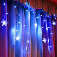 Curtain De Navidad LED Con Icicles Y Enredaderas De Hadas 4M Decoración Para Jardín Fiesta Hogar Año Nuevo - details 13