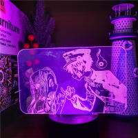 Lámpara De Noche Anime Toilet-Bound Hanako Kun Yahiro Nene Pinky Promise 3D LED Cambio De Color Para Decoración De Habitación Regalo Para Niños - details 5