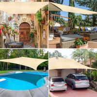Toldo de Vela parasol, impermeable, con 98% de Protección UV, Lona parasol, para Exterior, Jardín, patio, Fiesta - details 4