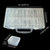 Caja De Almacenamiento Multicolor Y Transparente De Plástico Con 20 Compartimentos Para Herramientas Y Suministros DIY - details 4