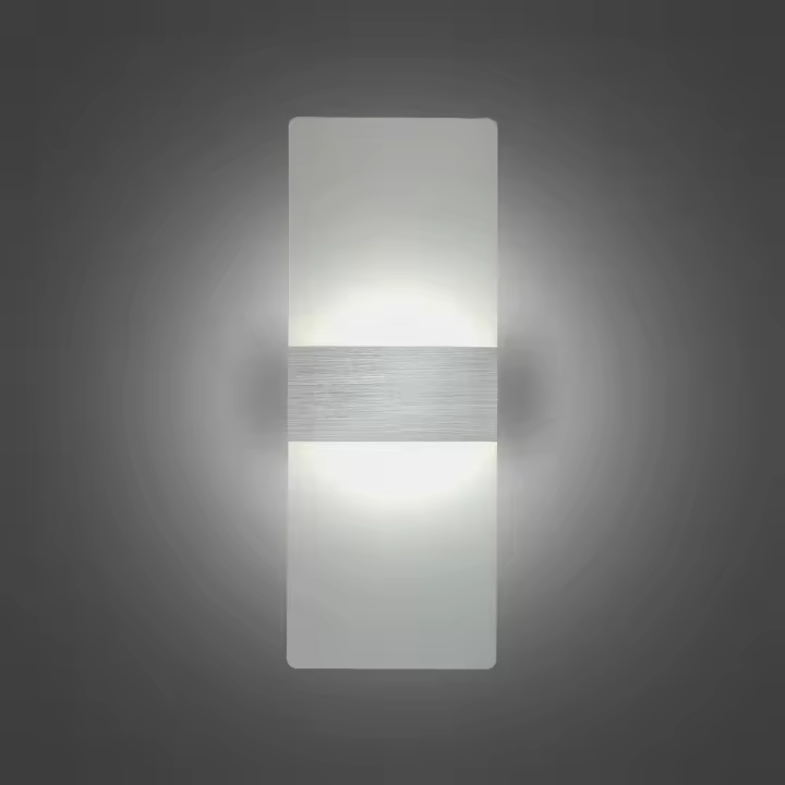Modernas Sconces De Pared LED 6W/12W Luz De Acero Inoxidable Iluminación Para Sala De Estar Pasillo Dormitorio Decoración - 1