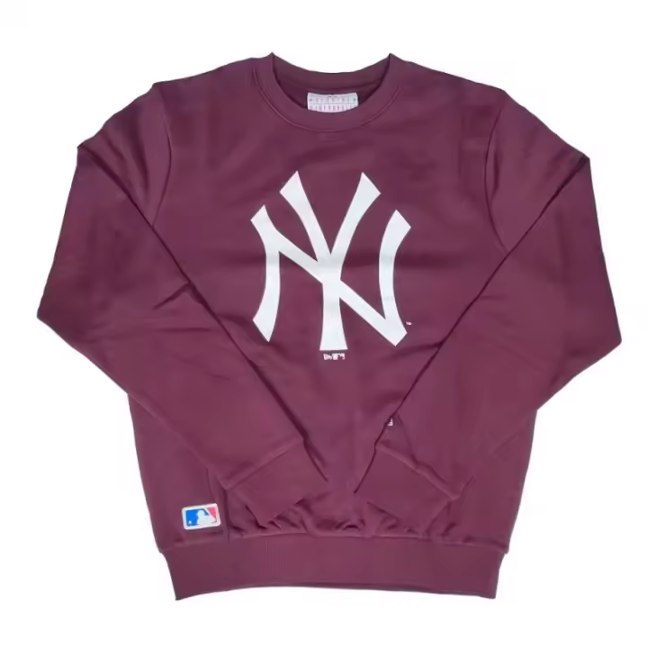 Sudadera New York Yankees - New Era Team Logo Crew Burgundy - 1