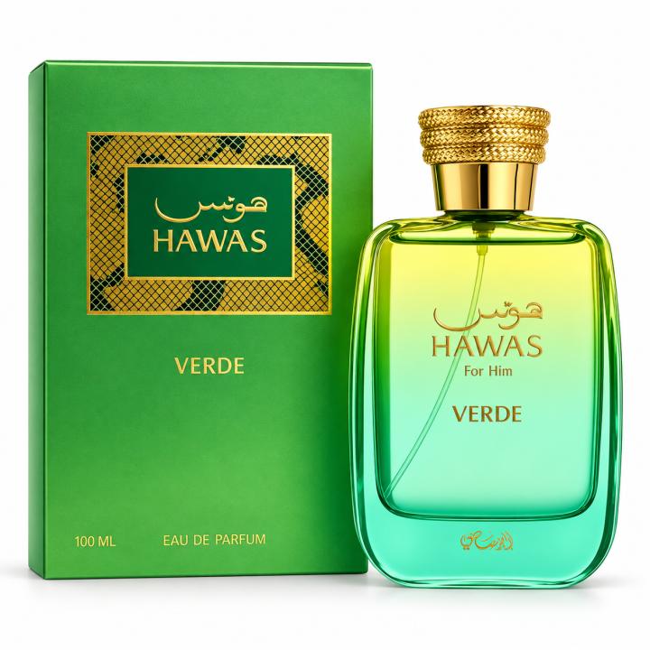 Rasasi Hawas Verde Eau de Parfum Hombre 100 Ml | Perfume Árabe Original — oferta en Miravia