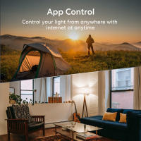 Bombilla Inteligente Meross LED RGBWW Dimmable E26 E27 B22 9W (60W Equivalent) Compatible Con Alexa Google Home SmartThings Para El Dormitorio - details 9