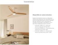 CREATE -  Ventilador de techo 40W silencioso , Con Luz, Color de motor Blanco, Ø112cm o Ø152cm  - WIND STYLANCE - details 0