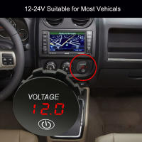 Voltímetro Digital LED 12V Impermeable Para Coche Barco Con Pantalla Táctil De Voltaje Medidor De Batería Panel De Pantalla ABS+Aluminio - details 4