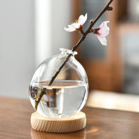 Vaso De Burbuja De Vidrio Nuevo Estilo Nórdico INS Arreglo Floral Moderno Creativo Vaso Sférico Para Decoración De Hogar Regalos De Cumpleaños - details 2