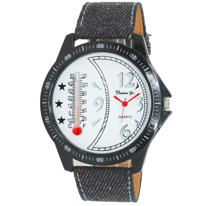 Christian Gar Cg-7530-18047-5  Reloj Para Para Hombre Color Negro - 1