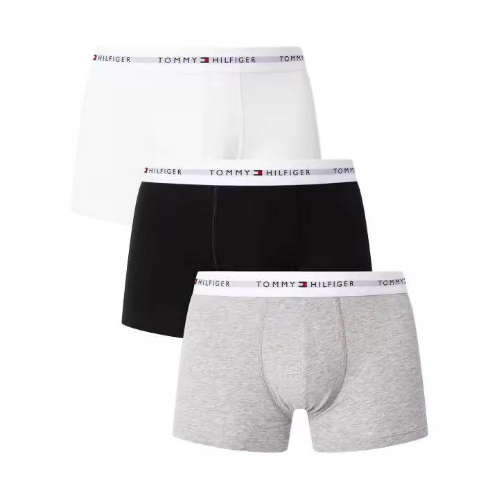Tommy Hilfiger Pack de 3 Boxers, para Hombre, Diferentes Modelos y Colores - 1