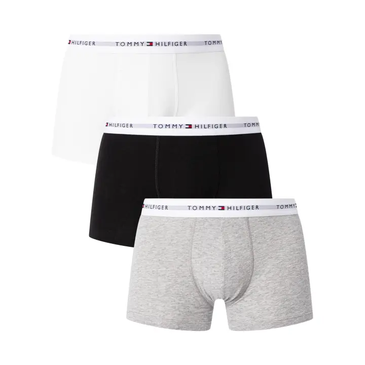 Tommy Hilfiger Pack de 3 Boxers, para Hombre, Diferentes Modelos y Colores - 1