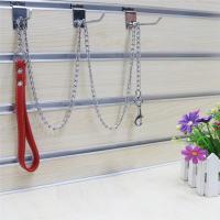 Correa De Metal Duradero Antigolpes Para Perros Pequeños Medianos Y Grandes Con Manija De Cuero PU Y Cadena De Hierro Accesorios Para Mascotas - details 1