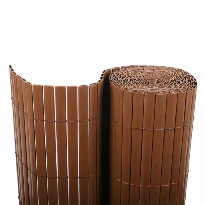Bonerva | Cañizo Pvc Doble Cara Chocolate |  Rollo 2x3 Metros - 1