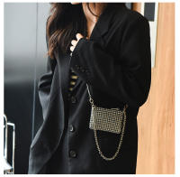 Bolso De Hombro Mini Jiomay Para Mujer Diseñador Lujo 2024 Con Diamantes Y Cadena Bolso De Fiesta Versátil Para Labial - details 29