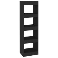 vidaXL Estantería/divisor de espacios 40x30x135 cm Blanco, Negro, Roble Sonoma Mueble Almacenaje Estantería para Oficina, Estudio, Dormitorio Estantería/Librería/ mueble de Almacenamiento - details 5