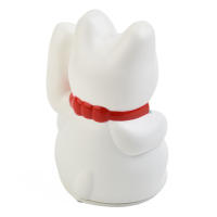 Gato De La Suerte Con Brazo Moviéndose Electrónico 5 Pulgadas Decoración Para Tienda Nueva Regalo Armadura De Plástico Estilo Moderno - details 11