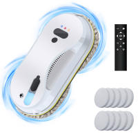 Robot Limpiacristales Automático 3800Pa - Aspiración y Rociador de Agua, Control Remoto, Soporta 150kg para Ventanas Grandes/Hogar - details 0