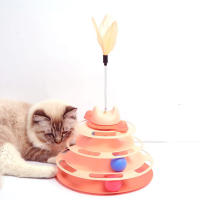 Juguetes Para Gatos Autoentretenimiento Palos De Entretenimiento Plásticos Disco Volador Herramientas Divertidas Para Gatos Y Gatitos - details 3