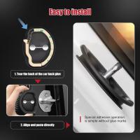 4PCS Cubierta De Latch De Puerta De Coche En Silicona Para Tesla Model 3 Model Y 2017-2024 Accesorios De Protección Para Cerraduras De Puertas De Coche Reducción De Ruido - details 2