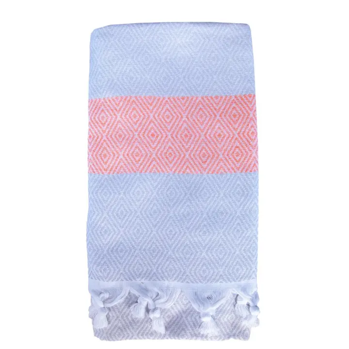 SUN & SURF Toalla de Playa Fina Pestamal Grande 100x180 Ligera con Gran Capacidad de Absorción y Secado. Algodón 100% - Alta Calidad. - 1