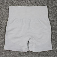 Shorts De Yoga Para Mujer Cintura Alta Sin Costuras Levanta Glúteos Rosa Fitness Ciclismo Ejercicio Control Abdominal Talla Real - details 15