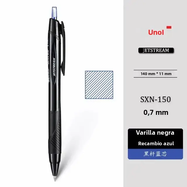 UNI Ballpoint Pen JETSTREAM De Japón SXN-150/155/157 Multi-color Secado Rápido 0.38/0.5/0.7mm Suministros Escolares Y De Oficina - 1
