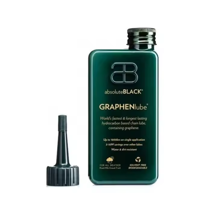 Absolute Black Lubricante Cadena Graphenlube 140 Ml - Durabilidad Extraordinaria - Repelente de Agua - 1