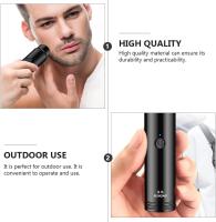Máquina de afeitar eléctrica recargable Rotary Razor portátil Cara máquina de afeitar impermeable Mini Beard máquina de afeitar para hambres Húmedo Seco afeitado - details 0