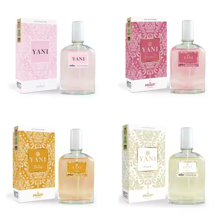 Lote de 4 fragancias YANI - ¡Disfruta de una variedad de aromas! - 1