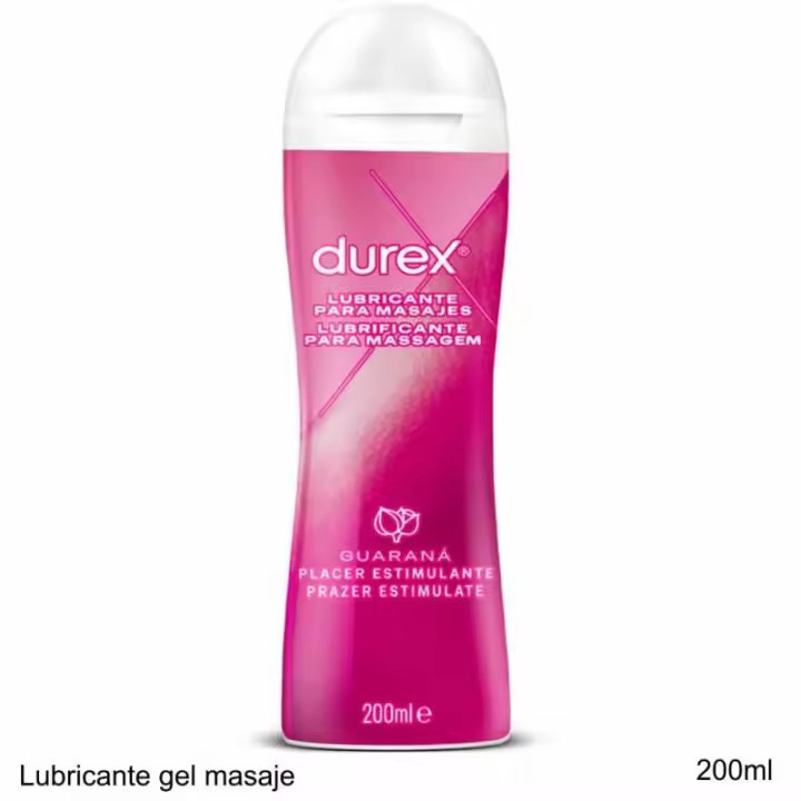 Durex Lubricante Durex Masaje 2 en 1 Estimulante Guaraná 200 ml 5038483957431 - 1