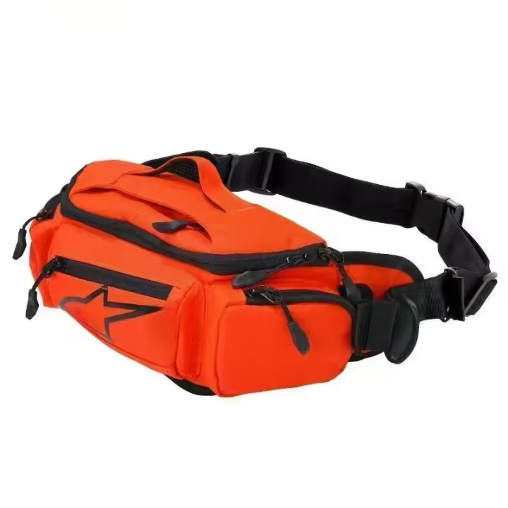 Bolsa De Cintura Impermeable Para Motocicleta Para Hombres Y Mujeres Con Varios Bolsillos Estuche De Pierna Para Viajes Y Deporte - 1
