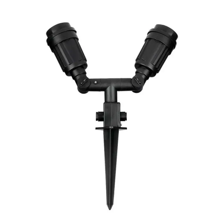 Garden Spike Light Body Double Head IP44 E27 VT-729  V-TAC - 1