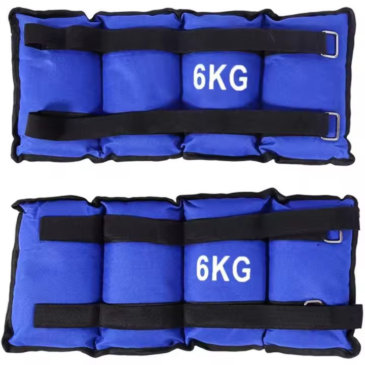 Set 2 Pesas para muñeca/Tobillo, Peso del Brazo, 6 kg PESO TOTAL. Correas ajustables, transpirable. - 1
