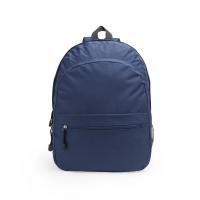 Mochila básica unisex de color liso, bolsillos con cremallera, redecilla lateral, tiras y espalda acolchadas, Le Côté Chic - details 1